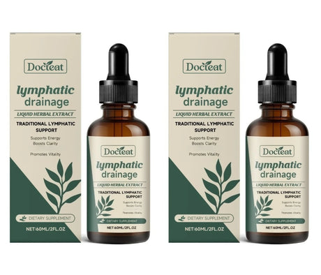 Docteat Lymphatic Drainage Liquid Herbal Extract with Boosts Clarity Supports Energy and Promotes Vitality Easy To Use 60 ML