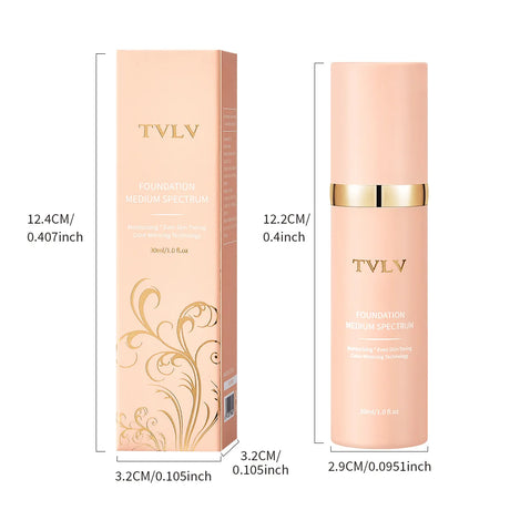 Long-lasting Matte Color-changing Foundation Liquid, Non-tarnishing, 4-in-1 Lightweight and Moisturizing Foundation Cream