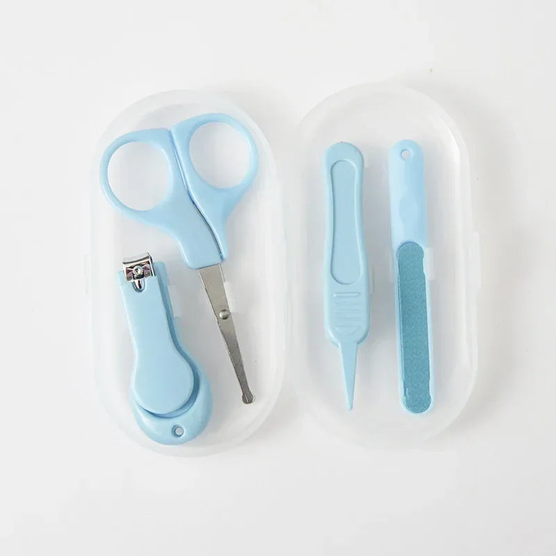 4pcs Nail Trimmer Baby NailsBaby Nail Clipper Set Children Kids Nail Cutter Scissors Files Care Tools Baby Care Items