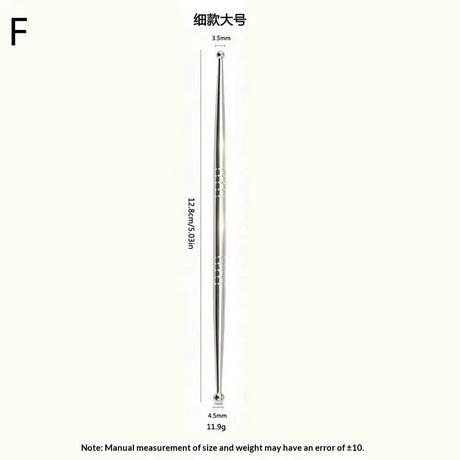 New Acupuncture Stick Double Head Face Massage Tool, Stainless Steel Acupressure Pen, Ear & Body Acupoint Probe For Muscle Relie
