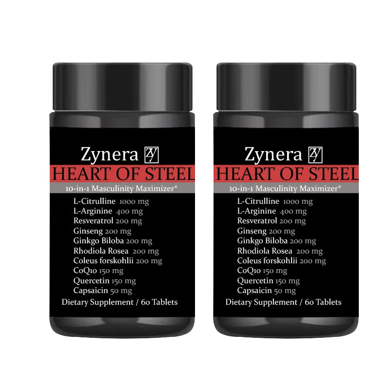 Natural Muscle Builder Enlargement Pills Men's Energizer, Increase Size & Stamina, Enhance Endurance Tablets, Testosterone Boost