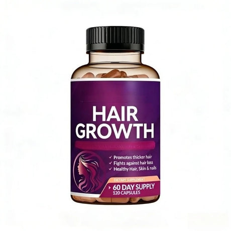 Biotin Collagen Hair Growth Supplement with Vitamins A C D3 E B12 Zinc Supports hair wellness appearance for Women