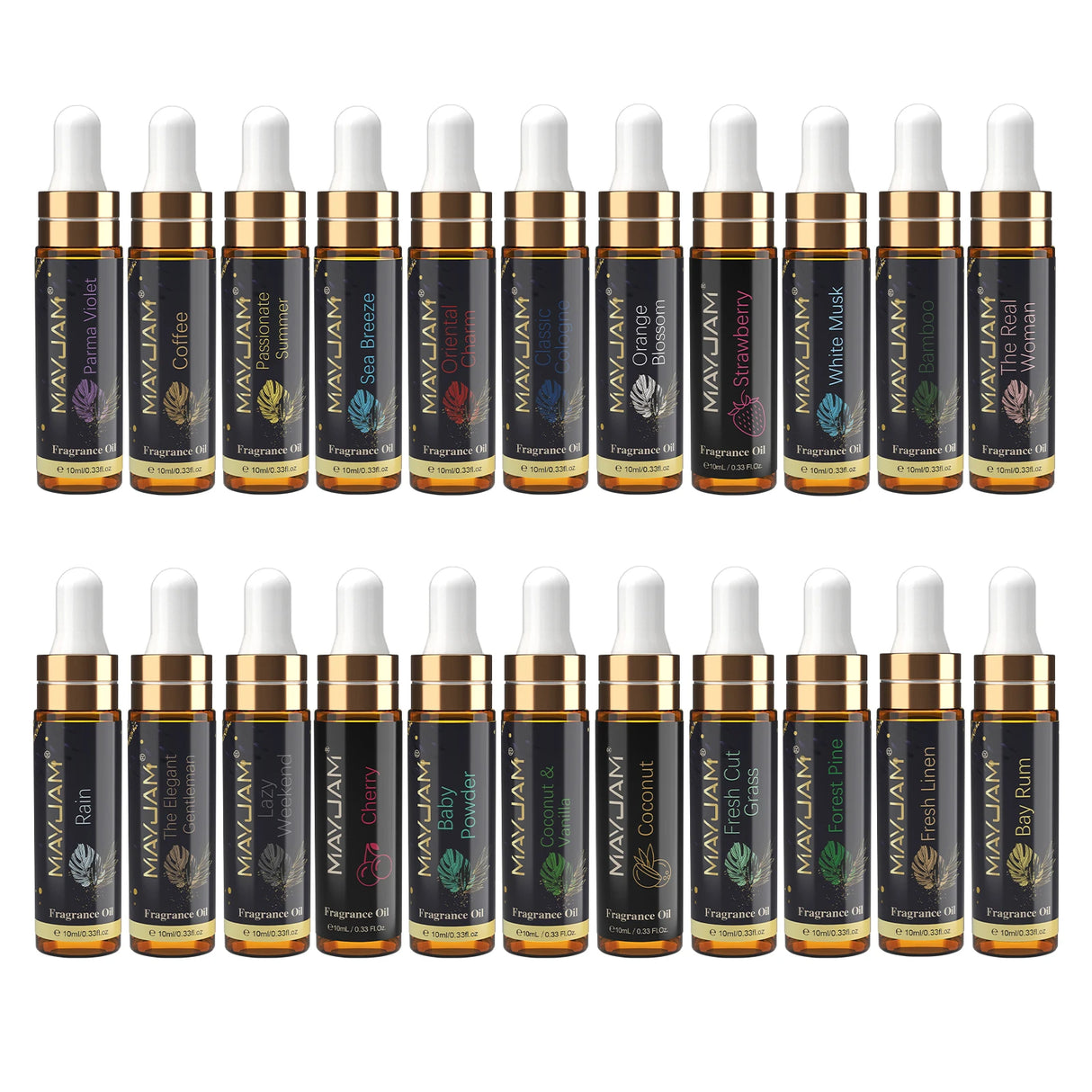 MAYJAM Fragrance Oil Classic Cologne Bay Rum for men,Oriental Charm Scent for Woman 10ml New Arrival Aroma Oils