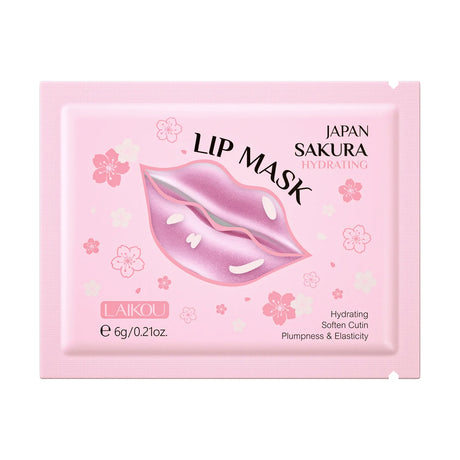LAIKOU 5/10pcs Lip Mask Lip Care Moisturizing Hydrating Repair Lighten Lip Lines Gel Patch Lips Pad Patches Care Products