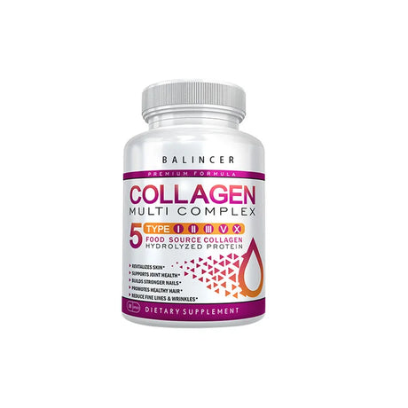 Multi Collagen Supplement - Skin Care Capsules, Firming Skin, Promoting Hair and Nail Growth, Anti-oxidant