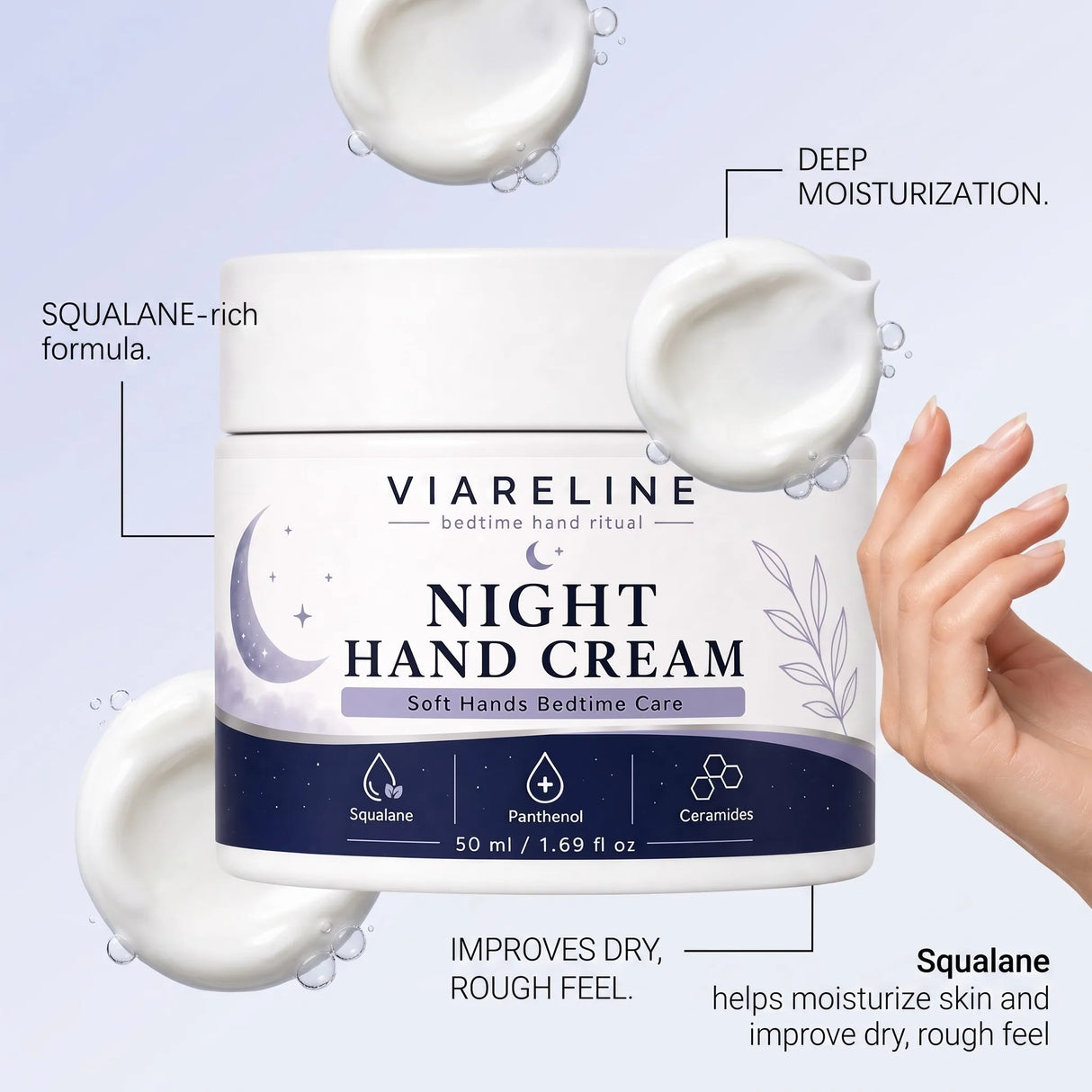 Night Repair Hand Mask Cream Anti Dry Crack Moisturizing Whitening Hand Care Sleeping Hand Lotion
