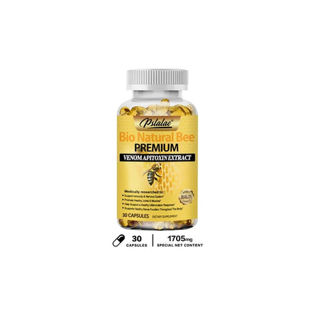 Natural Bee Capsules - Relieves Joint Pain and Stiffness, Promotes Bone Health, for Immunity and Anti-oxidation