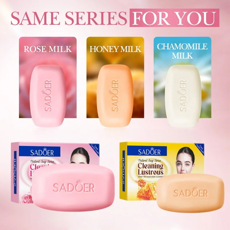 100g Milk-Based Handmade Soap, Easy to Rinse Off, Deeply Cleanses Skin Impurities, Provides a Refreshing Oil-Control Effect, Leaving Skin Clean, Smooth, and Not Dry. Long-Lasting Pleasant Fragrance - Home Care.