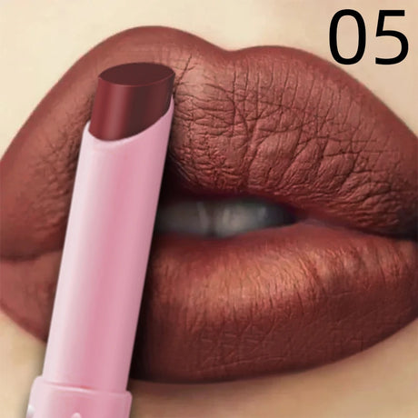 15 Color Cigarette Velvet Matte Waterproof Lipstick Long-lasting Lip Gloss Lip Makeup Red Brown Pink Lip Liner Pen Lip Tint