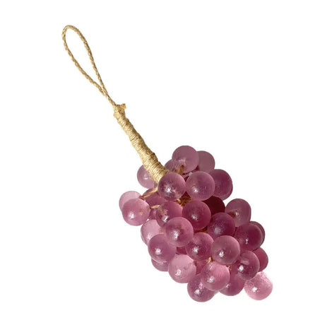 Crystal Clear Transparent Grape Shaped Soap Bar Lovely Fruit Simulation Grape String Soap with Natural Fragrance Home Bathroom
