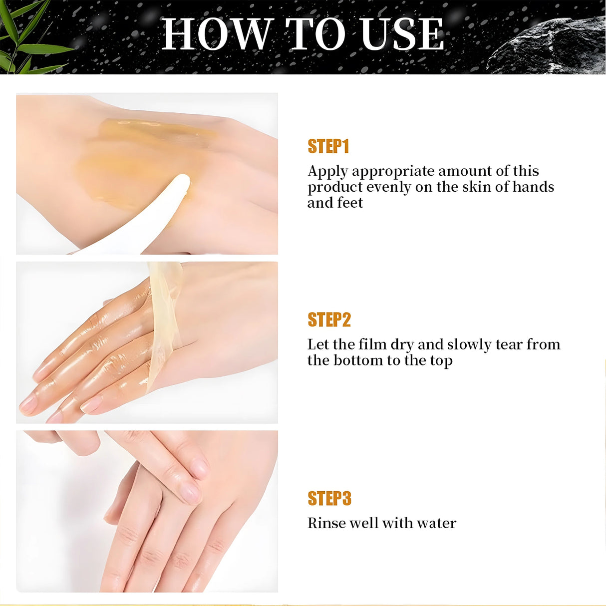 1/3/5/10 Pcs Vitamin C Turmeric Hand and Foot Skin Mask Moisturizing Exfoliating Hand Wax Cream Exfoliating Foot Skin Care