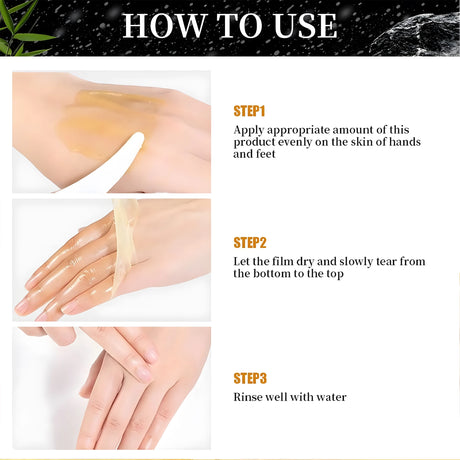 1/3/5/10 Pcs Vitamin C Turmeric Hand and Foot Skin Mask Moisturizing Exfoliating Hand Wax Cream Exfoliating Foot Skin Care