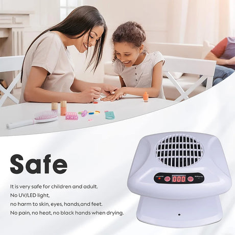 LINMANDA Air Nail Art Dryer With Automatic Sensor 300W Timing Warm Cool Wind Air Nail Fan Blow Dryer for Both Hands And Feet