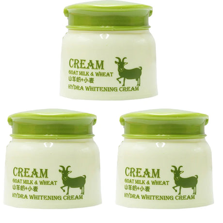Goat Milk And Wheat Hydra Whitening Cream Skin Hydration Moisturizing Body for Dry & Sensitive Skin Anti-Aging Firming Cream