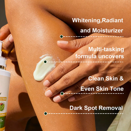 WK JALY Glow Booster Whitening Body Lotion, With Glutathione, Remove Dark Spots, Melanin, Even Skin Tone Cream for All Skin Type