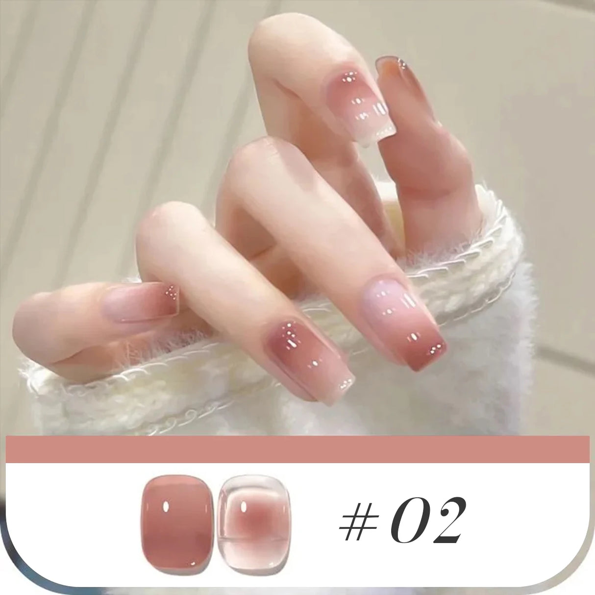 MIANEL 10ML Pure Desire Blush Jelly Gel Nail Polish 2026 New Ice Clear Nude Clear Nail Polish Pink Nails 1-9pcs