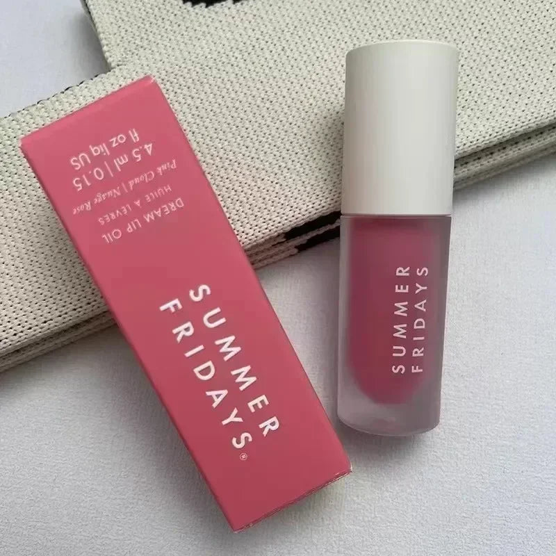 Summer Friday's Lip Balm Moisturizing Mirror Lip Gloss Lip Vanilla Pink Sugar Coffee Cake Smell Lipstick Transparent Makeup Oil
