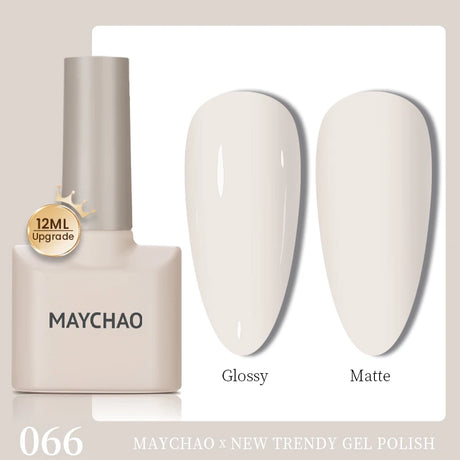 MAYCHAO 12ml Gel Nail Polish Set Professional Salon Nail Art Gels Varnish UV LED Semi Permanent Nail Lacquer Nail Supplies