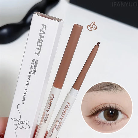 1-Piece Lying Silkworm Eyeliner Gel Pen Smooth Long Lasting