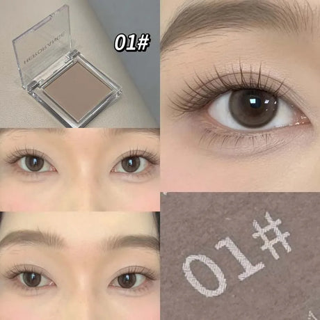 Makeup Yellow Matte Nude Eyeshadow Cream Silky Waterproof Soft Eye Shadow Pigment Green Blue Purple Monochrome Glitter Eyeshadow