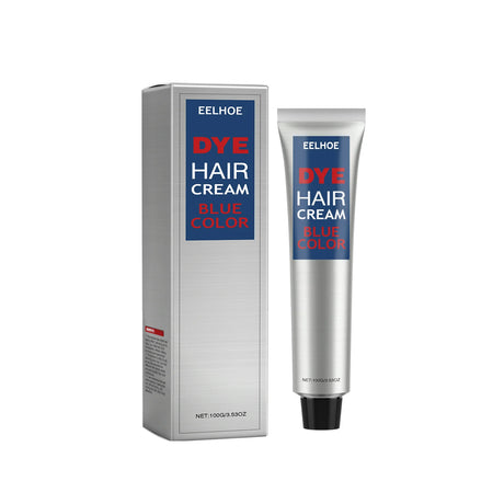 EELHOE Hair Dye Cream Smooth Silky Long Lasting Vibrant Color Nourishing Fashion Gentle Formula Protect Hair Coloring Cream 100g