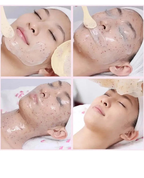 350g Hydrating 24K Gold Soft Mask Powder Rose Petal Crystal Jelly Mask Powder Skin Care