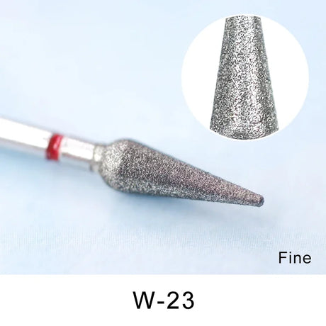 Diamond Ceramic Nail Drill Bits Milling Cutter For Manicure Left Right Rotary Cuticle Files Buffer DIY Nails Accessories Tools