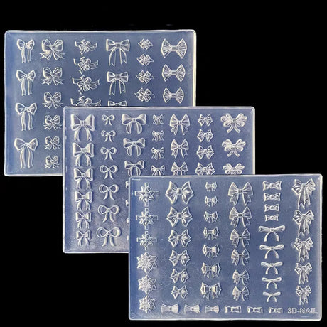 1pc Butterfly Sweater Snowflake 3D Acrylic Mold Photo Frame Silicone Nail Art Nails DIY Nail Art Templates Nails Mold