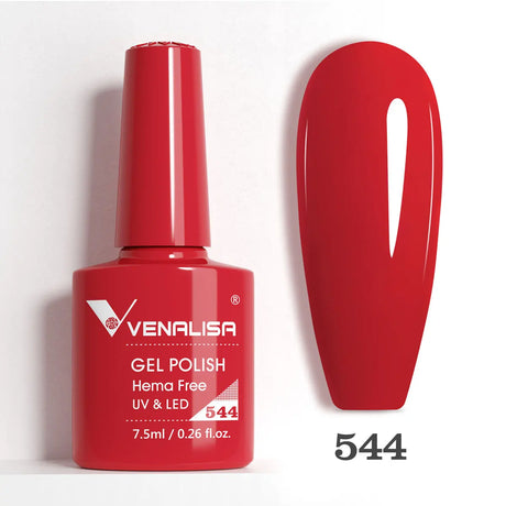 VIP5 Venalisa Nail Gel Polish Jelly Color HEMA/TPO FREE Nude Pink Semi Permanent Soak Off UVLED Gel Polish Sparkle Gel Varnish