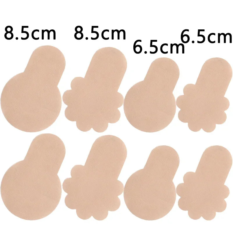 Comfortable Lifting Chest Patch Anti Sagging Bra Pad Women Breast Sticker Anti Convex Point Nipple Cover Solid Color Chest Paste