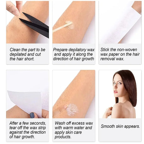 1 Roll 50m 100m Nonwoven Wax Strips For Hair Removal Body Cloth Hair Remove Wax Paper Rolls Hair Removal Epilator Beauty Salon