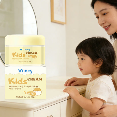 Anti-Cracked Facial Cream for Kids Deep Moisturize Nourish Strengthen Skin Barrier Soothing Dryness No Irritating Baby Bum Cream