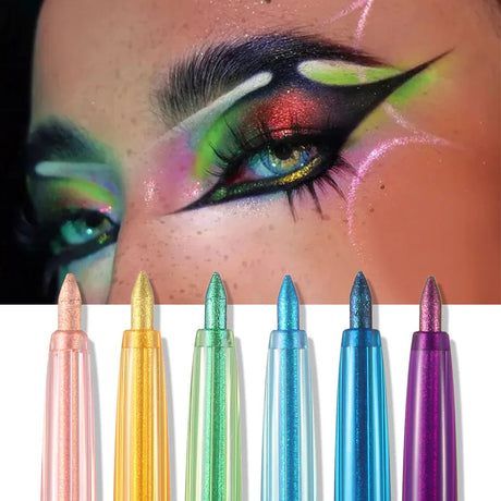 Shiny Chameleon Metallic Blue Eyeliner Gel Pen Eyeshadow