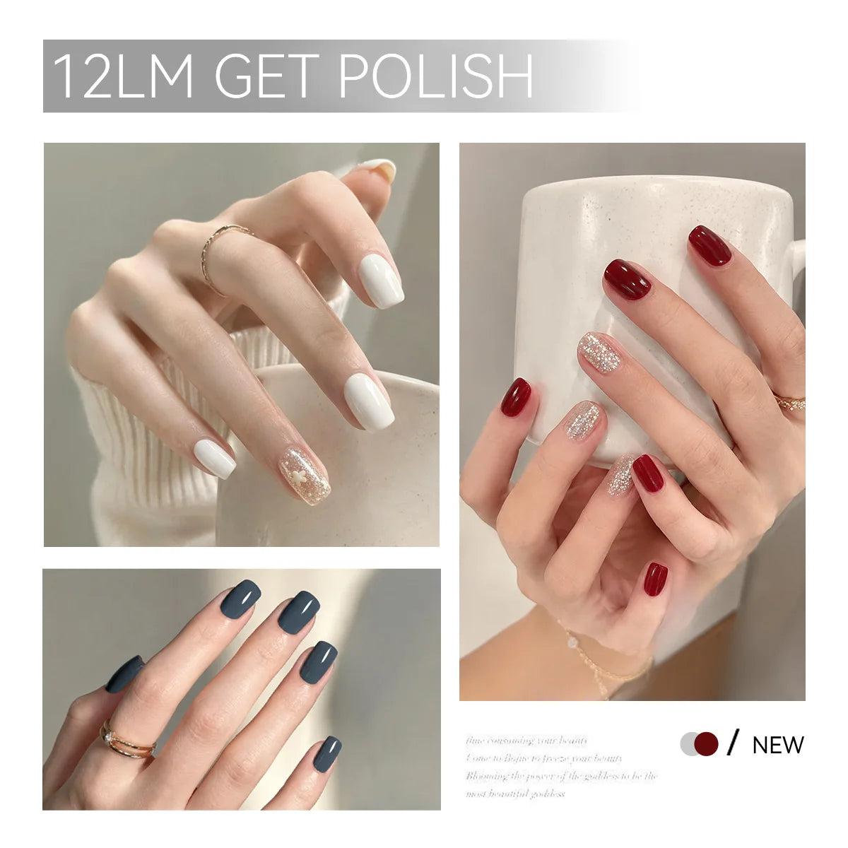 MAYCHAO Gel Nail Polish 12ML Full Coverage Base Top Coat Soak Off Gel Polish UV LED Gel Semi Permanent Varnishes Design Nail Art