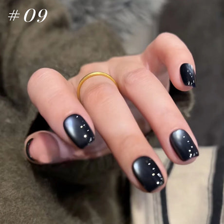 12ml 1-21pcs Brown Gold Cat Eye Gel Nail Polish Hot Selling Winter Whitening Magnet Gel Polish Gold Nails Nail Supplies Nail Art