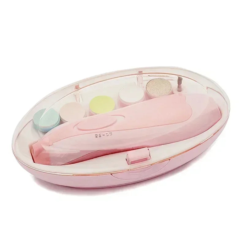 Electric Baby Nail Trimmer Baby Items Kid Nail Polisher Tool Care Kit Easy To Trim Nail File Newborn Baby Things Bebe Accessorie