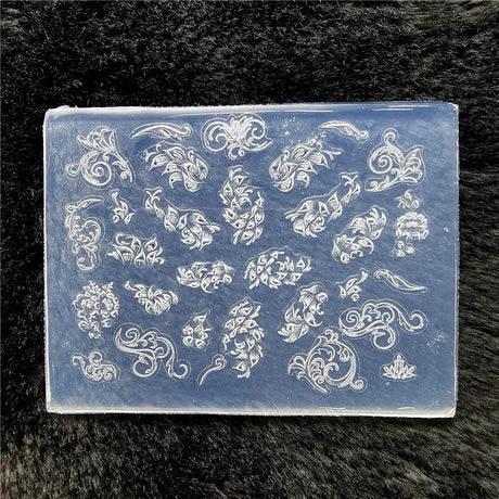 1pc Butterfly Sweater Snowflake 3D Acrylic Mold Photo Frame Silicone Nail Art Nails DIY Nail Art Templates Nails Mold