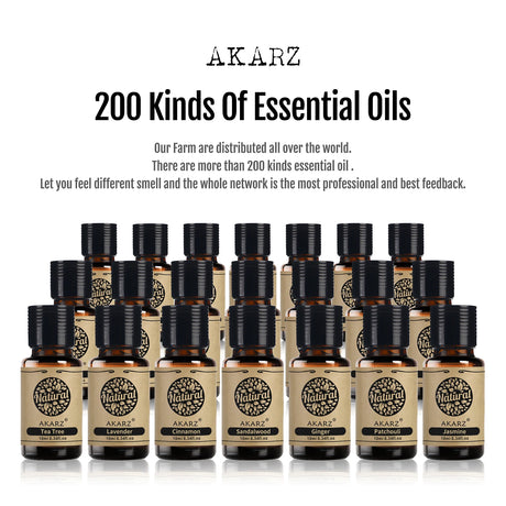 AKARZ Orris Essential Oil Natural Aromatherapy Relax Mood Relieve Cough Tighten Skin Perfume Material Orris Oil