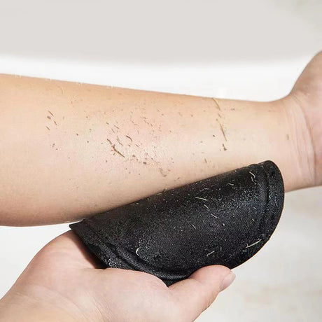 Black Body Exfoliating Bath Scrubbing Shower Brush Dead Skin Remover Bathing Tools Circular Painless Bath Towel PVA Material