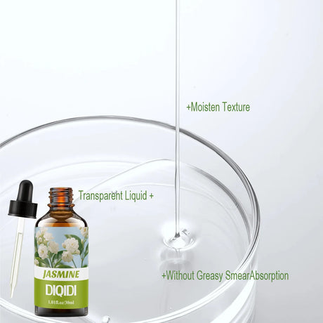 Jasmine essential oil, long-lasting floral fragrance, skin care, bath, spa, fragrance oil, diffuser, humidifier, home aromathera