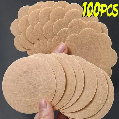 Women Safety Nipple Cover Stickers Sexy Breast Lift Tape Patch Intimates Female Self-Adhesive Invisible Bra Chest Nipple Padding