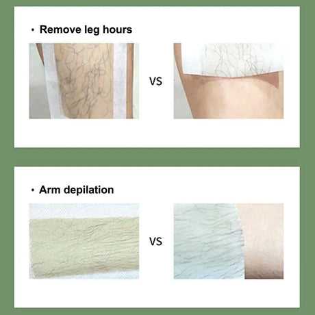 10/20/50Pcs Professional Hair Removal Wax Strips Waxing Wipe Sticker for Face Leg Lip Eyebrow Leg Arm Body Hair Remove Skincare