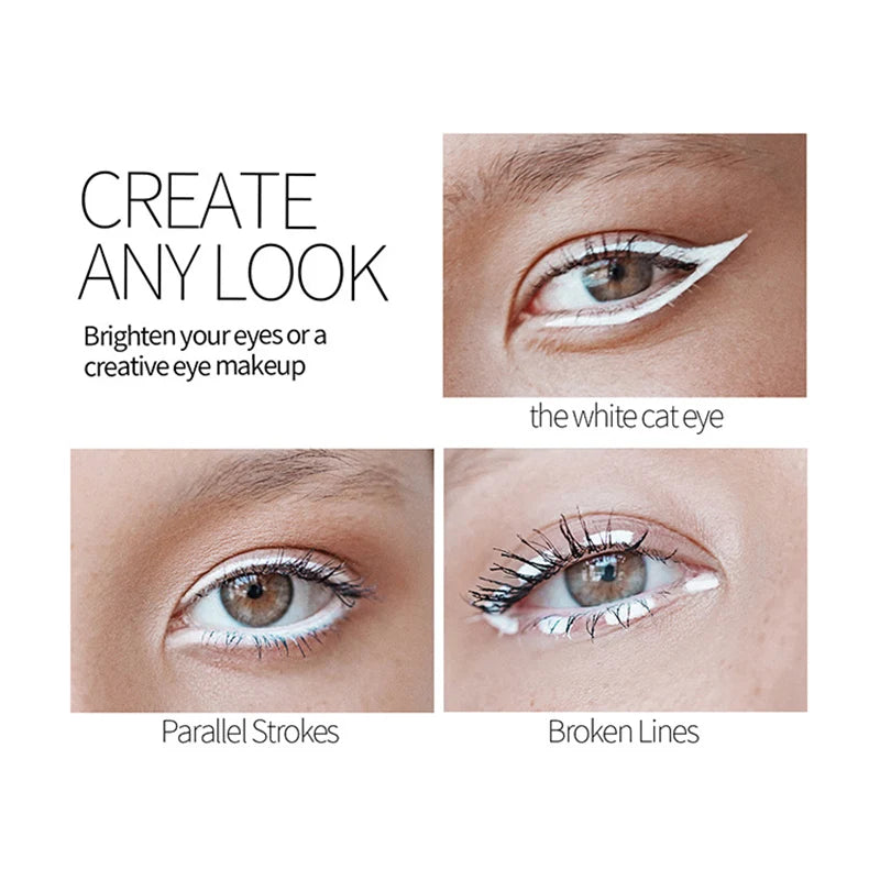 5pcs Menow Eyebrow Pencil White Mark Pen For Microblading Pmu Waterproof and Soft White Eyeliner Pencil Eye Silkworm Brighten
