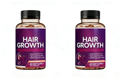 Biotin Collagen Hair Growth Supplement with Vitamins A C D3 E B12 Zinc Supports hair wellness appearance for Women