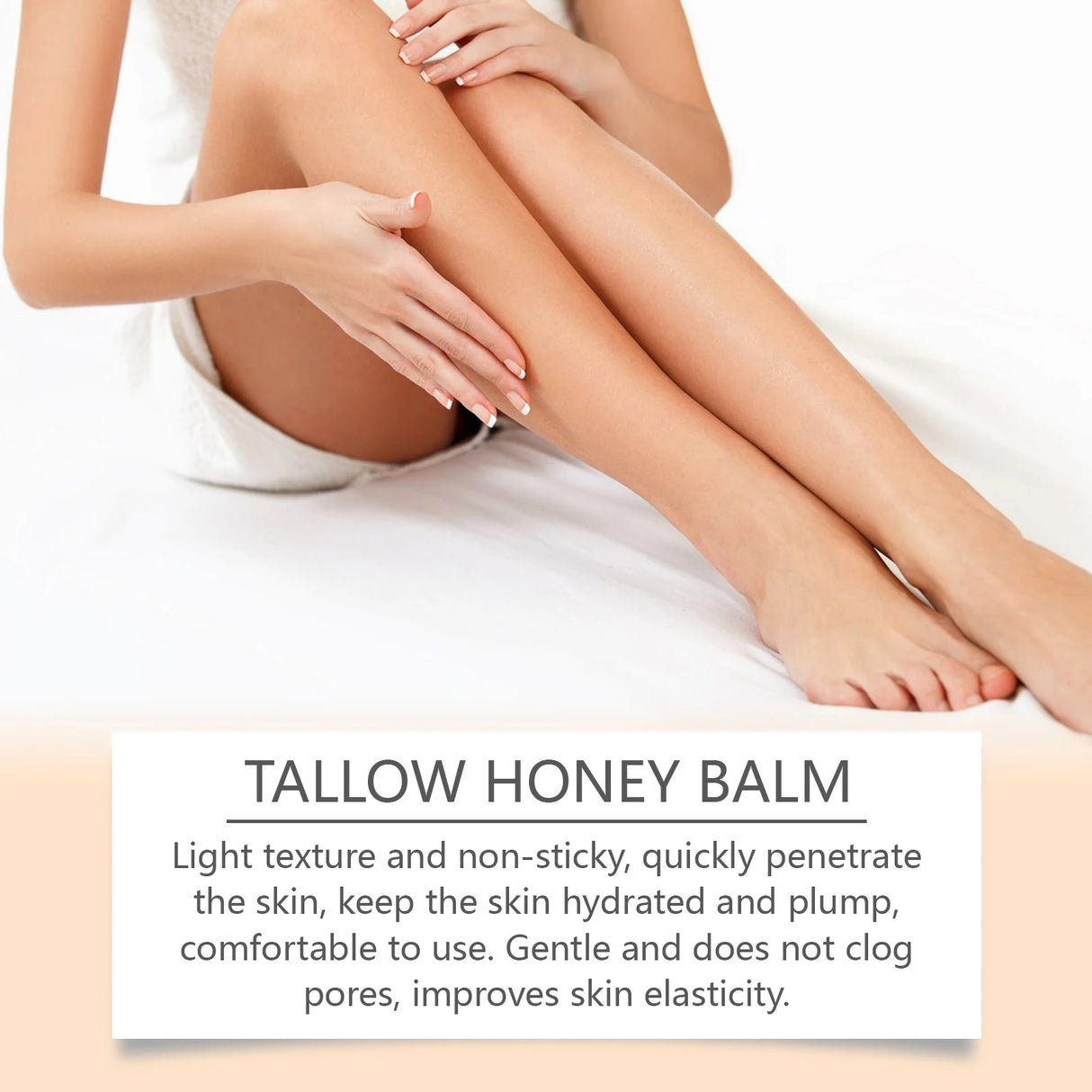 Organic Grass-fed Tallow Cream Relieves Dryness Calms Visible Redness Eczma Softens Rough Cracked Dewy Glow Barrier Repair Cream