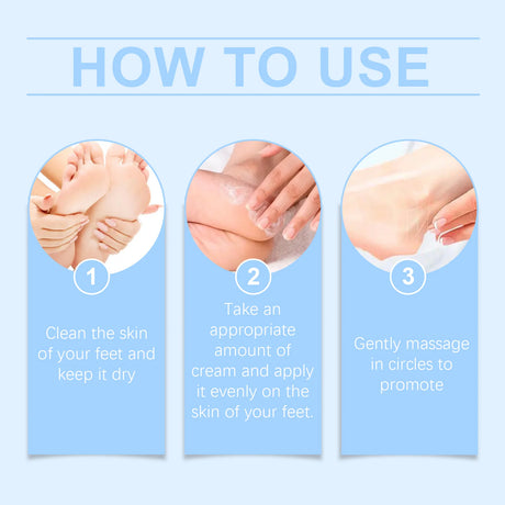 42% Urea Cream + 2% Salicylic Acid Foot Hand Cream for Dry Cracked Skin Exfoliating Callus Remover Moisturizer Pedicure At Home