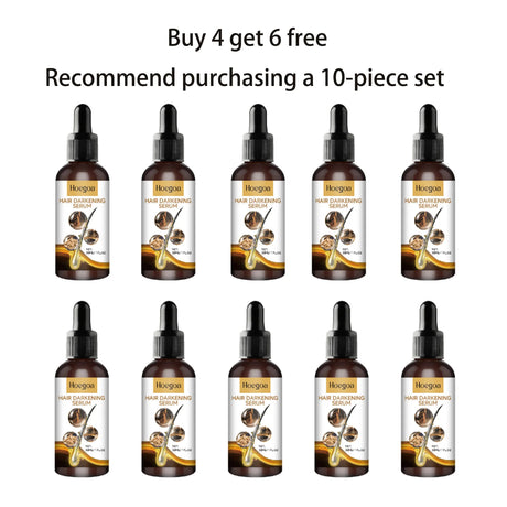 Hair Darkening Serum Deep Clean Scalp Dirt Nourish Strengthen Hair Roots Prevent Hair Loss Anti Breakage Hair Care Essence