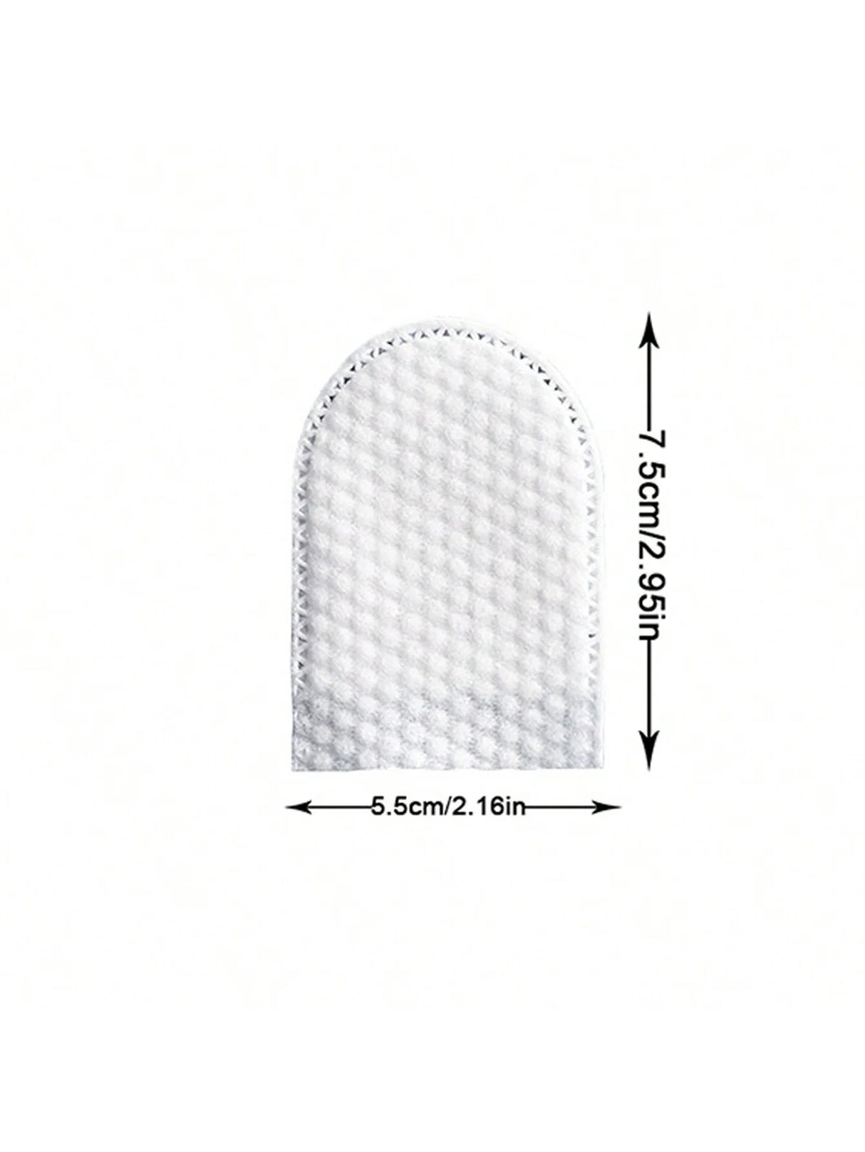 30Pcs/50Pcs/100Pcs Disposable Finger-Glove Type Makeup Remover Cotton Pads, U-Shaped Non-Woven Fabric, Double-Sided Pocket-Style, Soft and Lint-Free, Effective Makeup Removal