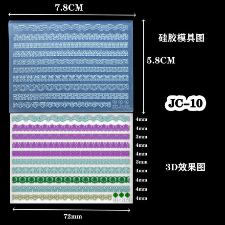 1pc Butterfly Sweater Snowflake 3D Acrylic Mold Photo Frame Silicone Nail Art Nails DIY Nail Art Templates Nails Mold