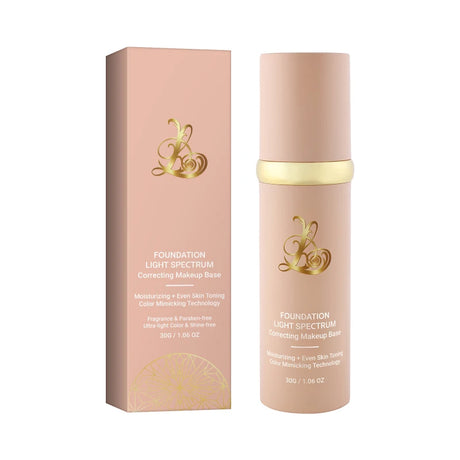 3-in-1 Smart Foundation 30g - Sunscreen, Concealer & Color Match, Light Spectrum Tech for Even Tone & UV Protection.